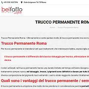 Bel Fatto Lab trucco permanente Roma